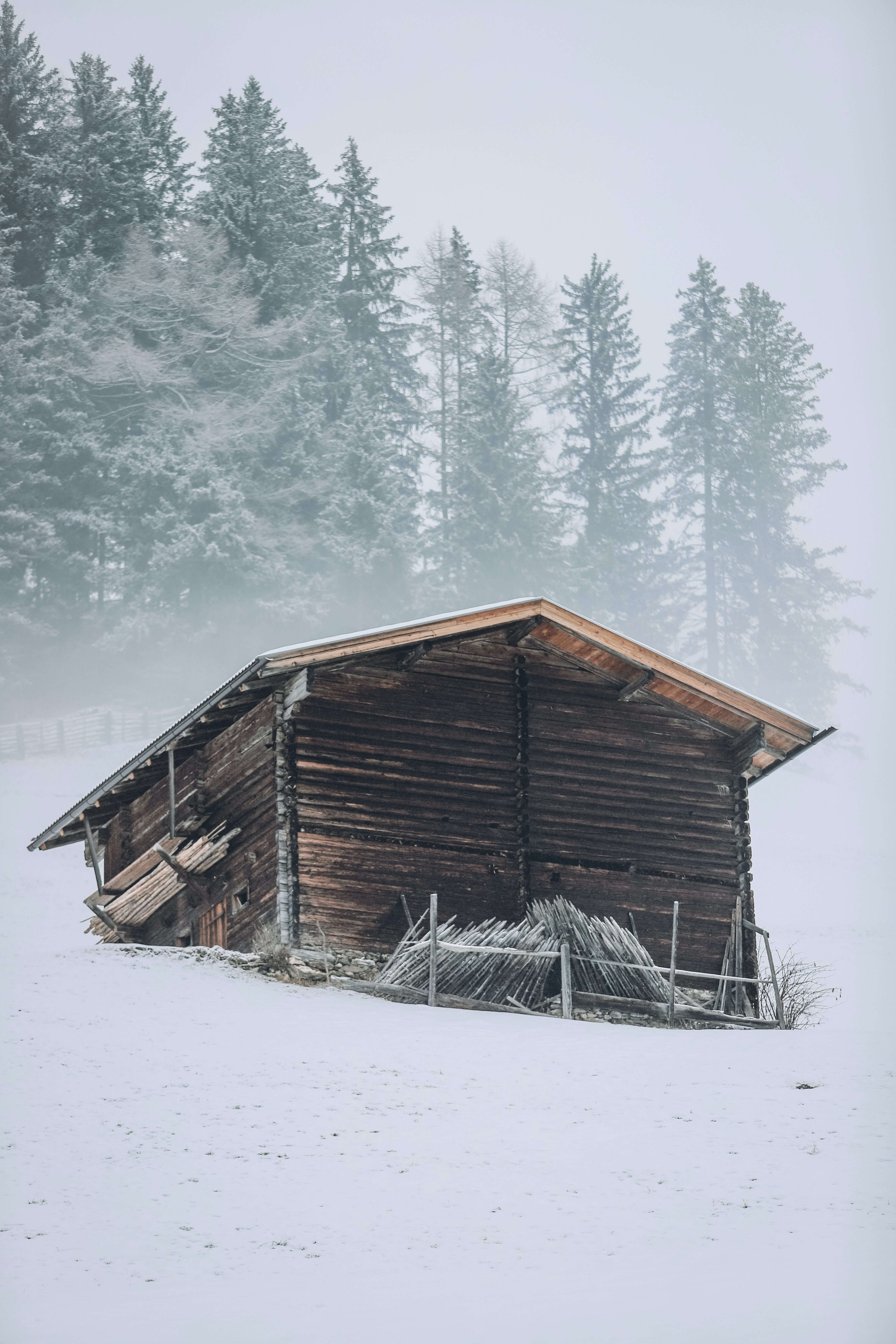 Cabin in mountain